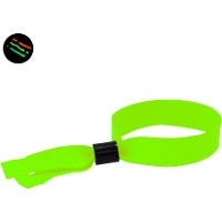 Pulsera de tela fosforescente de 1,5 cm - 50 unidades