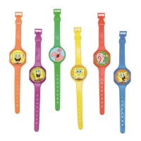 Relojes de Bob Esponja con juego de bolas - 25 unidades