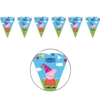 Banderín de Peppa Pig de 3 m