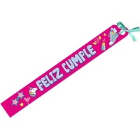 Banda infantil de Feliz Cumple de 135 x 8 cm