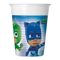 Vasos de Pj Mask de plástico de 200 ml - 8 unidades