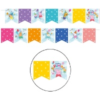 Banderin de Peppa Pig fiesta de 2,4 m