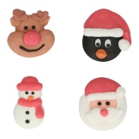 Figuras de azúcar de Navidad - FunCakes - 12 unidades