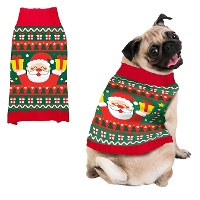 Jersey de Navidad de Papá Noel Ho ho ho para perro