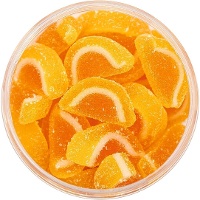 Sprinkles de gominolas de rodajas de naranja de 142 gr - PME