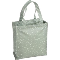 Bolsa de tela topo verde impermeable con cremallera