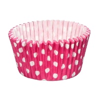 Cápsulas para cupcakes de colores con topos - Pastkolor - 24 unidades