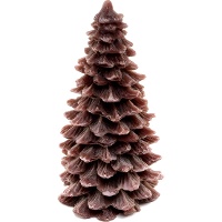 Vela de árbol de Navidad de 16 x 7,5 cm