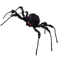 Araña de 43 x 36 cm negra y lila