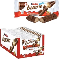 Kinder bueno de chocolate con leche - 30 unidades