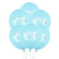 Globos de látex Mom to be de 30 cm - PartyDeco - 6 unidades