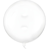 Globo orbz transparente de 60 cm
