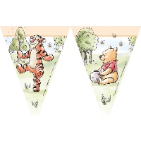 Banderín de Winnie the Pooh en naturaleza