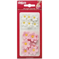 Figuras de azúcar de margaritas - Dekora - 14 unidades