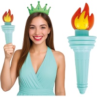 Antorcha de la Estatua de la Libertad de 30 cm