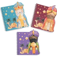 Libreta de Reyes Magos de 13 x 12 cm - 1 unidad