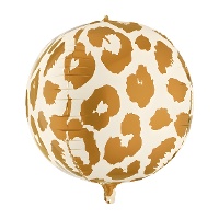 Globo foil 'Cheetah Spots' - estampado de manchas estilo guepardo