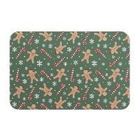 Mantel individual de muñeco jengibre de 43 x 28 cm - 1 unidad