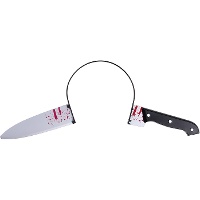 Diadema cuchillo ensangrentada 45 x 14 cm