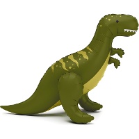 Globo de dinosaurio T-Rex de 93 x 79 cm - PartyDeco