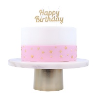 Vela de Happy Birthday de 10 x 5 cm - PME - 1 unidad