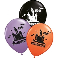 Globos de látex de castillo fantasma - 6 unidades