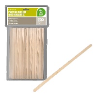 Paletina de madera para café de 19 cm - 500 unidades