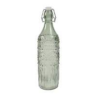 Botella de 1 L con grabado verde agua