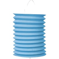 Farol de papel tubular de 16 cm de colores - 1 unidad