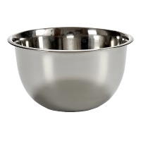 Bol de 2,7 L de acero inoxidable hondo