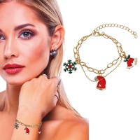 Pulsera de figuras navideñas - 1 unidad