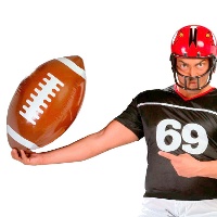 Balón hinchable de fútbol americano