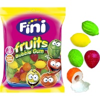 Chicles con forma de frutas - Fini Bubble gum fruits - 90 gr