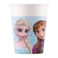 Vasos de Frozen azul de 200 ml - 8 unidades