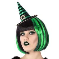 Sombrero de bruja mini a rayas