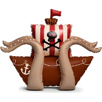 Globo de barco pirata con base de 120 x 91 cm
