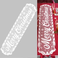 Camino de mesa de Merry Christmas calado de 3 x 0,28 m