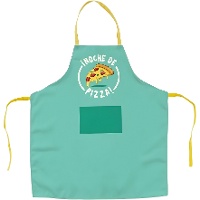 Delantal de Noche de Pizza con diseño divertido