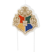 Vela de Harry Potter de escudo de Hogwarts de 6,7 x 7,4 cm
