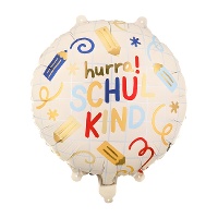 Globo de Hurra Schulkind de 35 cm