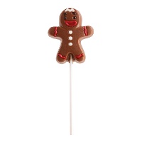 Piruleta de muñeco jengibre de nube y choco de 20 gr - Dekora - 1 unidad