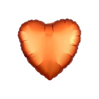Globo de corazón satín de 43 cm - Anagram - 1 unidad