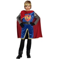 Disfraz de caballero medieval azul infantil