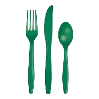 Cubiertos de plástico - 18 unidades