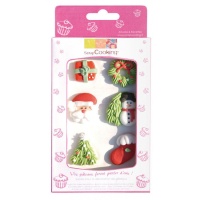 Figuras de azúcar de Navidad surtidas - Scrapcooking - 6 unidades