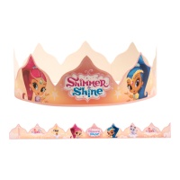 Coronas para roscón de reyes de Shimmer and Shine - Dekora - 100 unidades