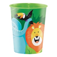 Vaso de plástico de Aventura Safari de 473 ml - 1 unidad