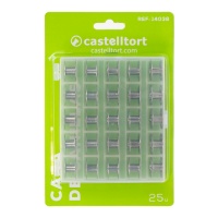 Caja para canillas con 25 canillas de metal - Castelltort