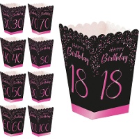 Caja de Elegant Pink alta de números - 12 unidades