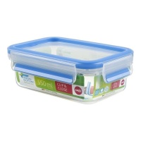 Tupper de 550 ml de plástico rectangular - Emsa